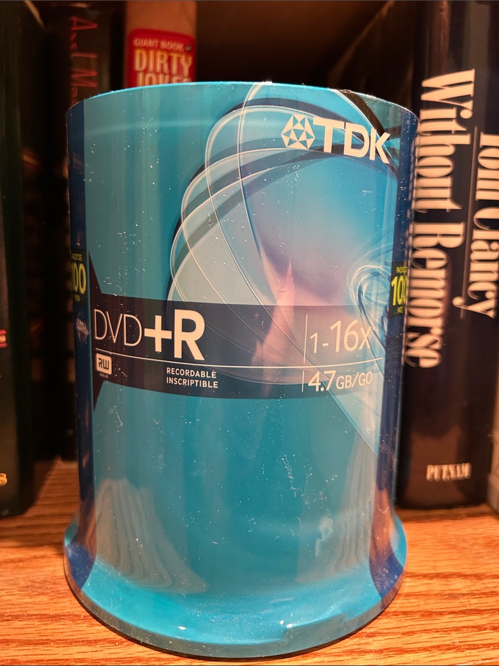 TDK Blue Portable DVD+R Media Pack - 1-16x 4.7GB